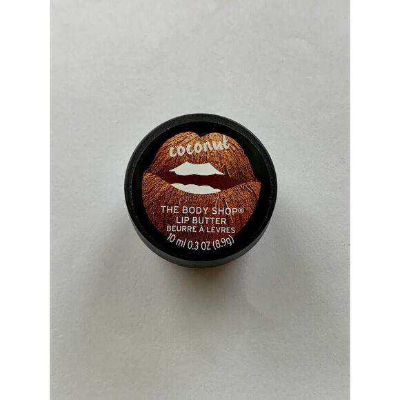 The Body Shop Coconut Lip Butter 0.3 oz New Chap Vegan Retired Moisturizer Balm - Picture 1 of 4